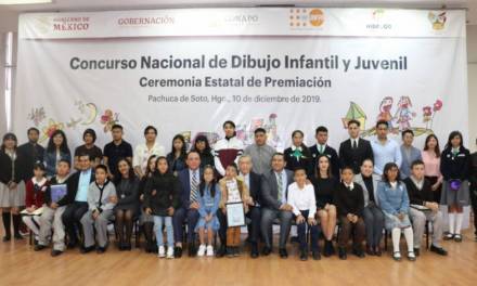 Gobierno de Hidalgo premia ganadores del Concurso Nacional de Dibujo Infantil y Juvenil