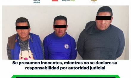 Detienen a cinco con personas con probable droga en Tlaxcoapan y Tlahuelilpan