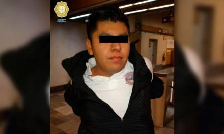 Sujeto le arrancó parte de la nariz a un policía, en el metro de la CDMX