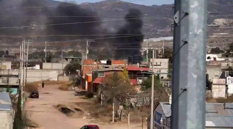 Detectan quema de colchones en Tlapacoya
