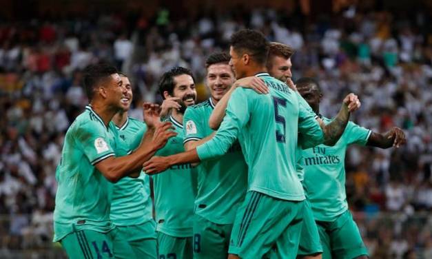 Real Madrid, primer finalista de la Supercopa de España