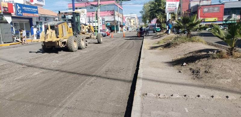 Obras Públicas estatal inicia con la rehabilitación de la avenida del Palmar