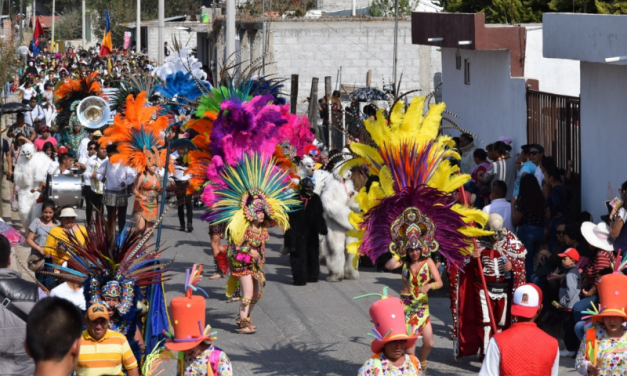 Esperan a más de 10 mil visitantes en el carnaval de Santiago Tulantepec