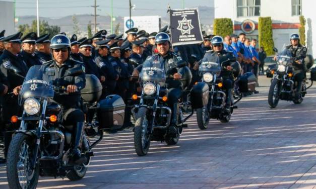 Entregan motopatrullas a Secretaría de Seguridad Pública de Pachuca