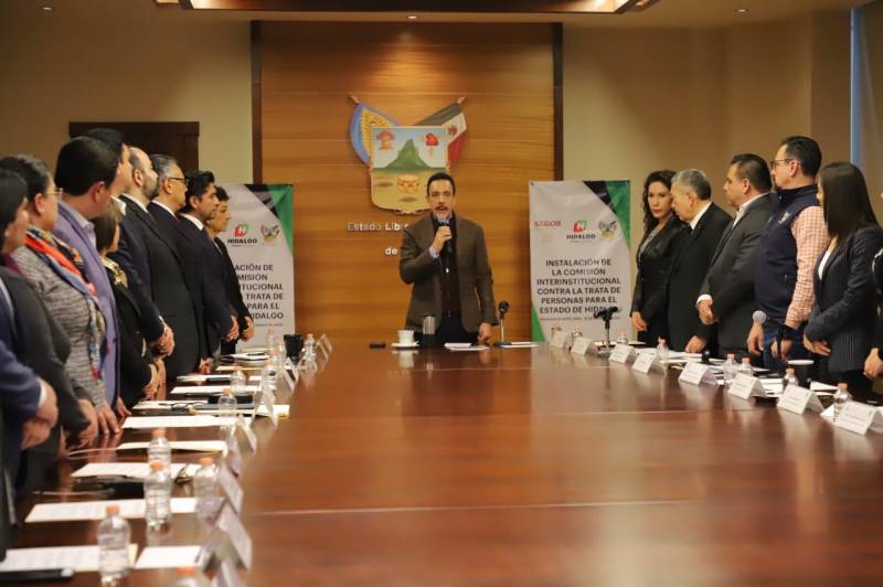 Hidalgo cuenta con Comisión Interinstitucional contra trata de personas