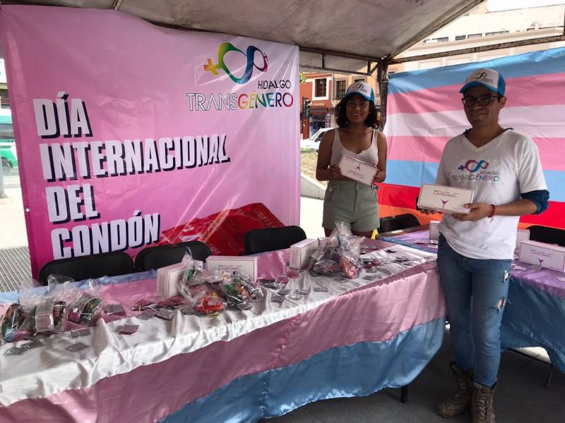 Comunidad Transgénero Hidalgo promueve el uso de preservativos