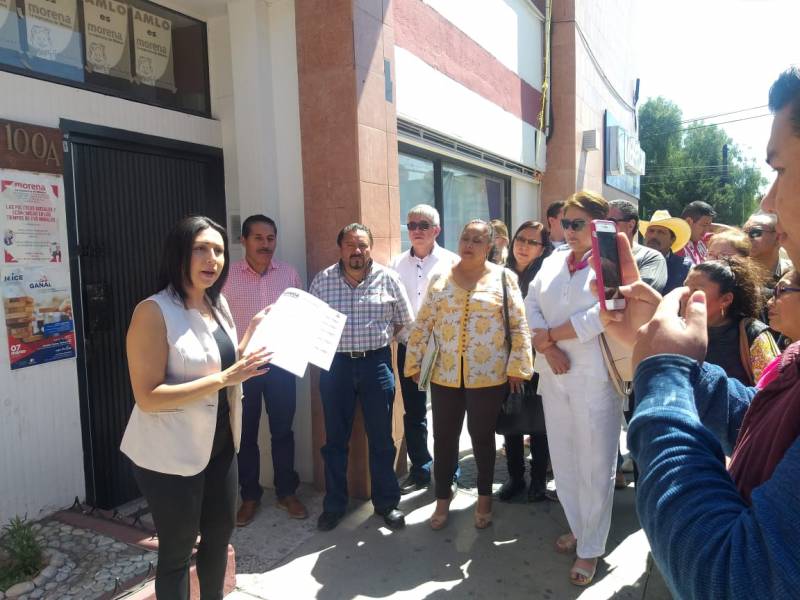 Selene Olvera se aferra a la candidatura de Morena por alcaldía de Pachuca