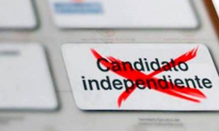 No habrá candidatos independientes a la gubernatura