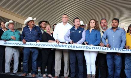 Alcalde de Tepeapulco inaugura Arcotecho en Mercado Municipal
