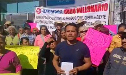 Acusan a Citibanamex de defraudar a personas de Ixmiquilpan