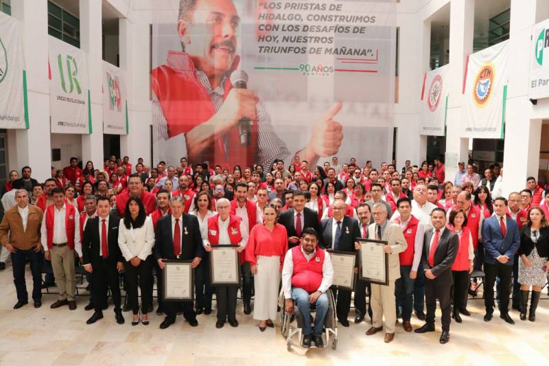 El Partido Revolucionario Institucional, conmemora su 91 aniversario