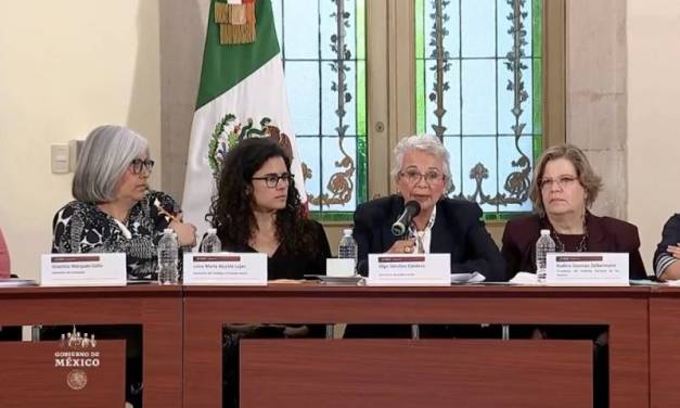 Olga Sánchez pide que manifestaciones feministas sean pacíficas