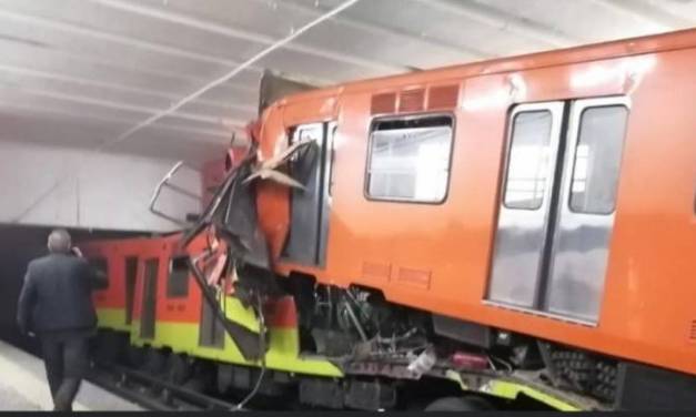 Un muerto y 41 heridos deja choque de trenes en el metro de la CDMX