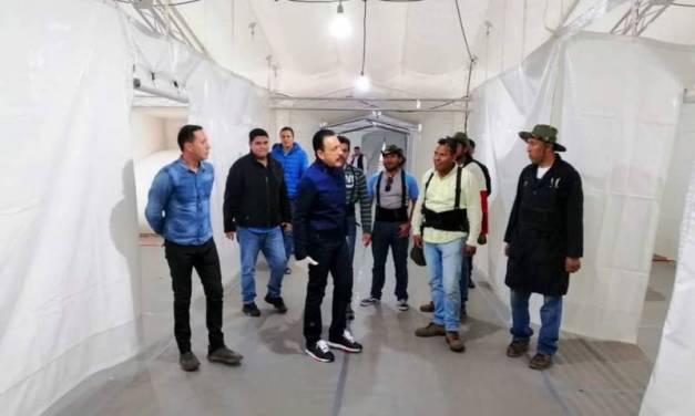 Hospital inflable estará equipado el miércoles