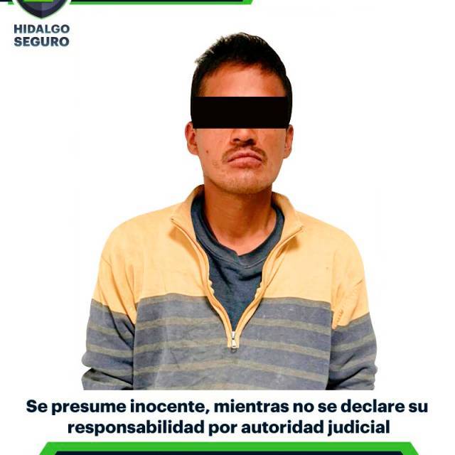 Asegura SSPH a hombre por presunto intento de robo en escuela de Pachuca