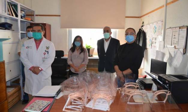 Investigadores del ITP diseñaron protectores faciales para personal del HG de Pachuca