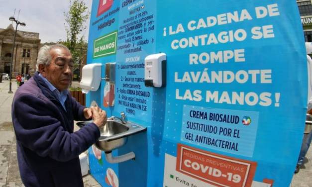 Hidalguenses usan crema antiviral para neutralizar coronavirus