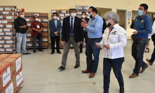 Empresas anunciadas por Fayad realizan donación de insumos médicos en Hidalgo