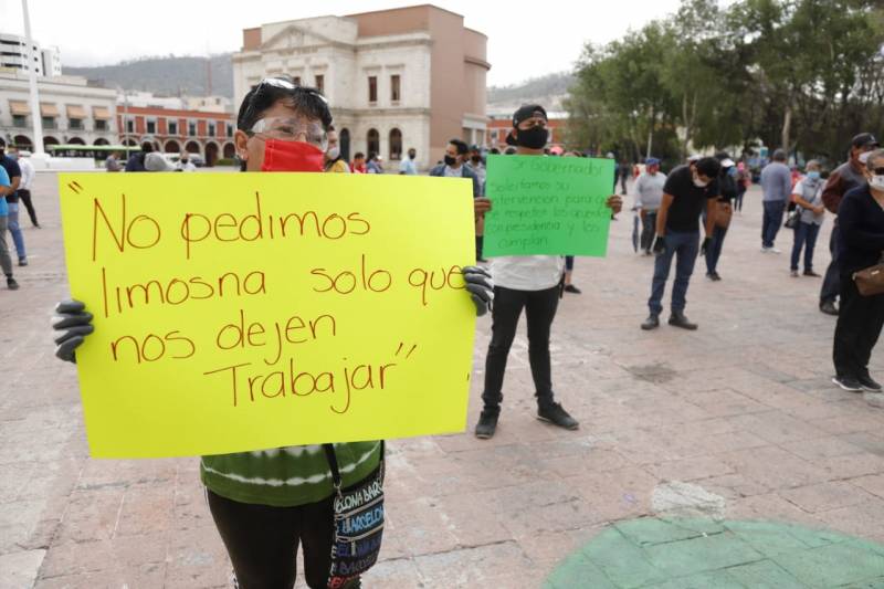 Comerciantes de Mineral de la Reforma denuncian incumplimiento de acuerdos de Raúl Camacho