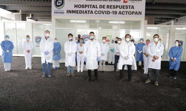 Ponen en marcha 3 Hospitales de Respuesta Inmediata COVID-19