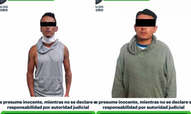 Asegura SSPH a dos hombres con probable droga sintética