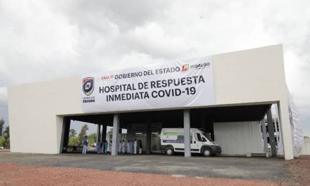 Construyen hospital para atender COVID-19 en Hidalgo, en 15 días
