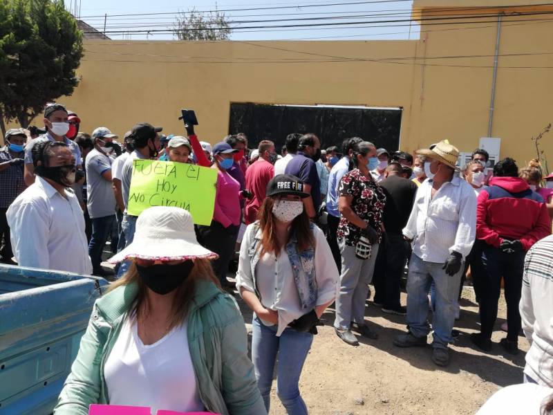 Protestan en Tulancingo contra el Hoy no Circula