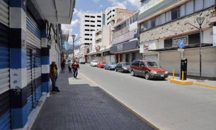 Comerciantes del centro de Pachuca reabrirían el 1 de junio