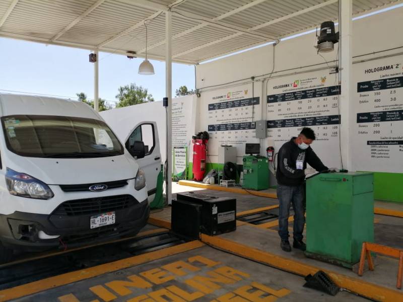 Verificación vehicular opera con normalidad en Hidalgo