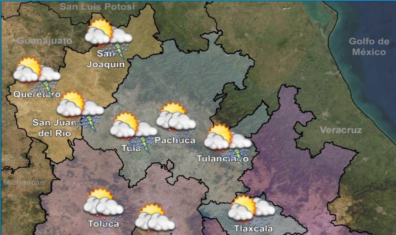 Este sábado dominará ambiente de templado a cálido en Hidalgo