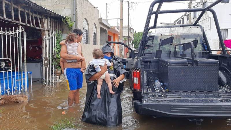 Tormenta tropical Cristóbal deja afectaciones en seis estados de la República