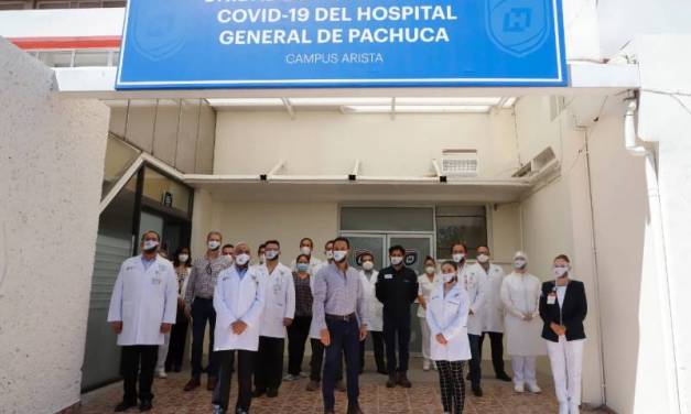 Inaugura Fayad unidad de recuperación para pacientes Covid-19