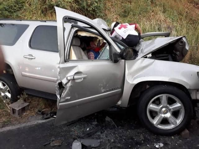 Zoé Robledo sufre accidente automovilístico en carretera de Chiapas