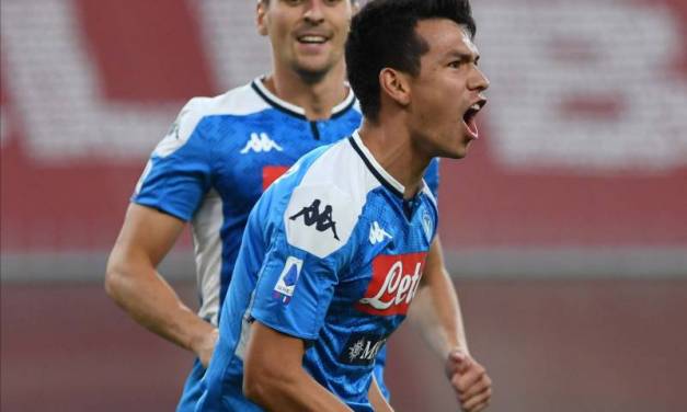 Hirving Lozano anota y le da la victoria al Napoli