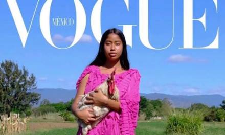 Modelo oaxaqueña es portada en Vogue