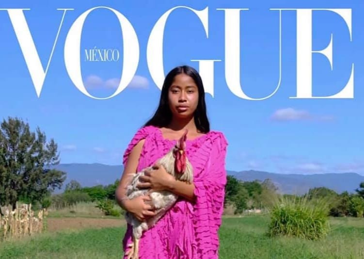 Modelo oaxaqueña es portada en Vogue