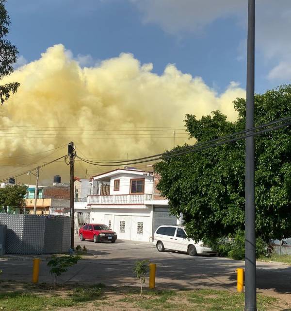 Incidente en refinería de Salamanca causa nube amarilla