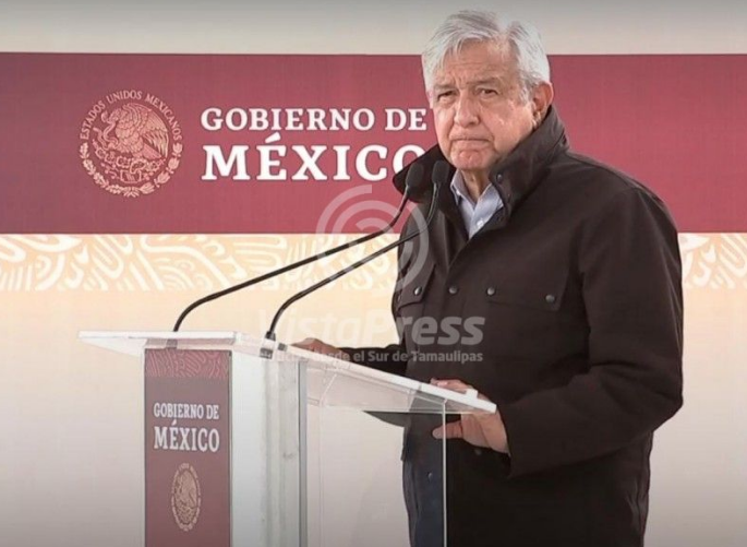 AMLO acorta discurso por protestas de FRENAAA en Tamaulipas