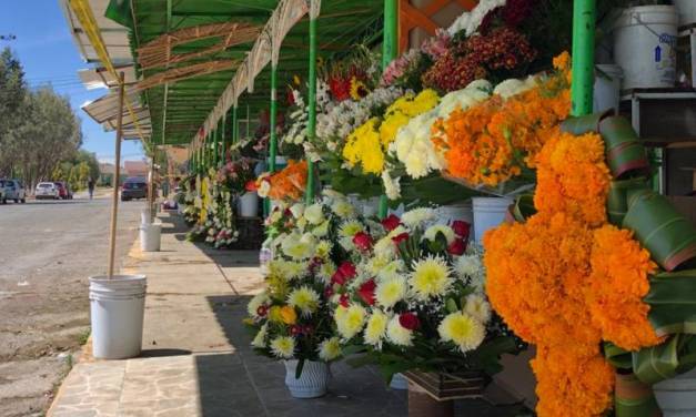 Duro golpe a comerciantes de flores el condicionamiento de entrada al panteón