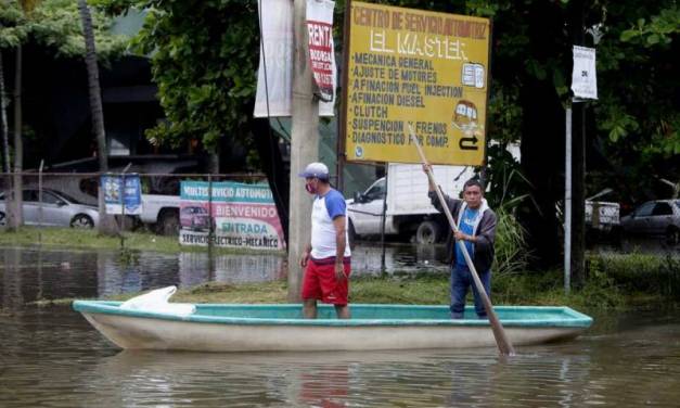 En Tabasco hay miles de damnificados por lluvias