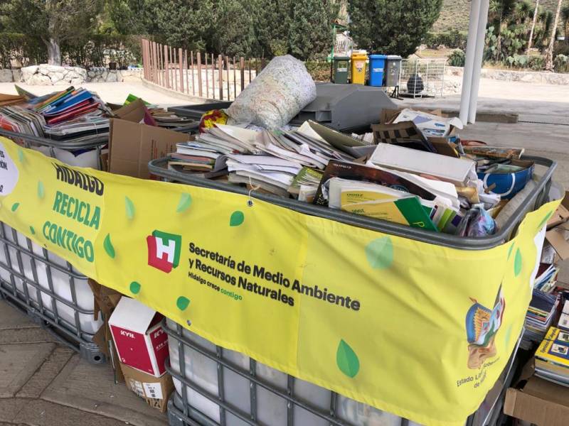 A través del programa Hidalgo Recicla Contigo se lograron acopiar 57 toneladas de residuos electrónicos