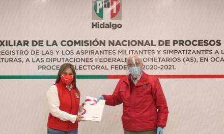 Realiza PRI preregistro de aspirantes a diputados federales de Huejutla, Pachuca y Tepeapulco