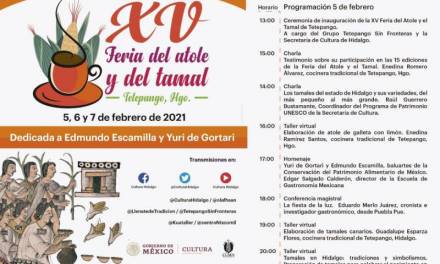 Feria del Atole y el Tamal será virtual