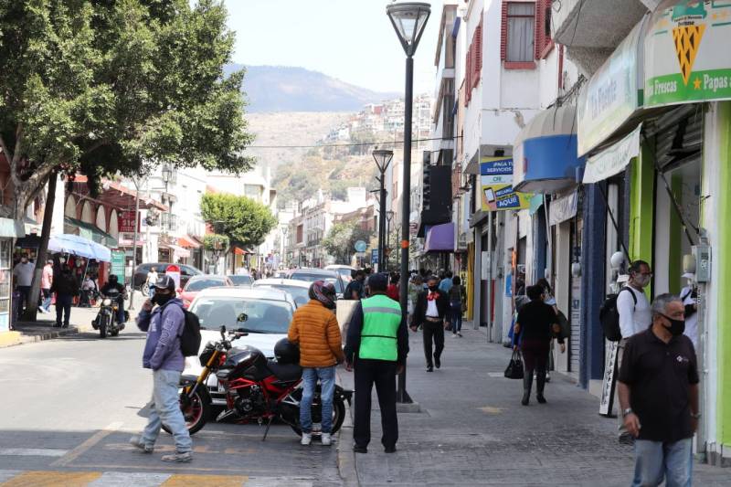 Ventas en centro de Pachuca por debajo del 50% pese a reapertura