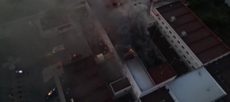 Se incendia Hospital Regional de Ixmiquilpan
