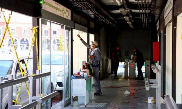 Reabrirán estación de Tuzobús de Plaza Juárez este miércoles