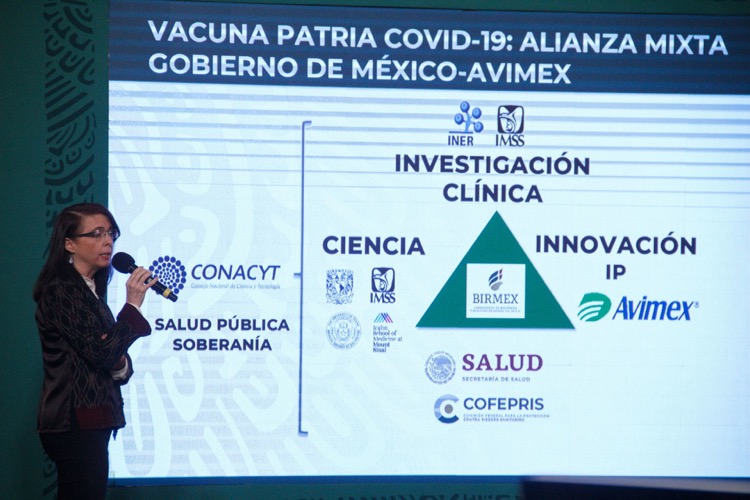 Comenzarán pruebas en voluntarios de vacuna mexicana ‘Patria’