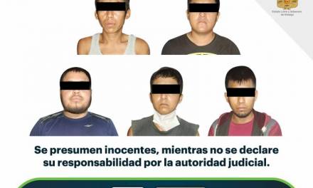 Detienen a cinco personas en Yahualica por posesión de probable droga