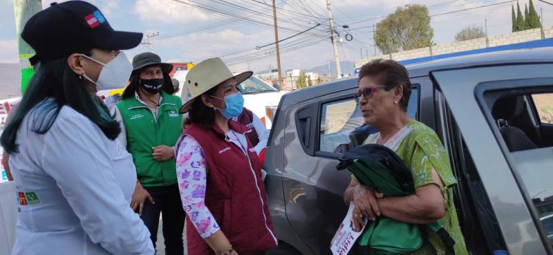 Elvia Sierra y Lidia García solicitan voto “Dos de Dos” para consolidar el Proyecto de Nación