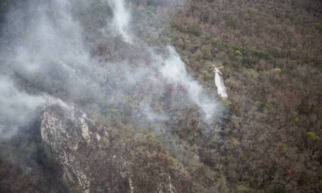 Incendio intermunicipal está controlado en un 85%